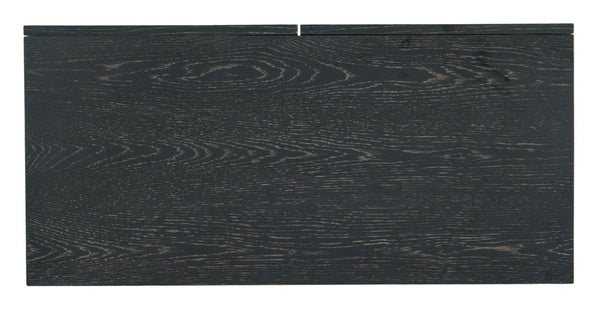 Hooker Furniture Melange Charcoal Nolita Two-Door Cabinet With Oak Veneers, Medallion Insets, Soft-Close Doors 628-50134-98