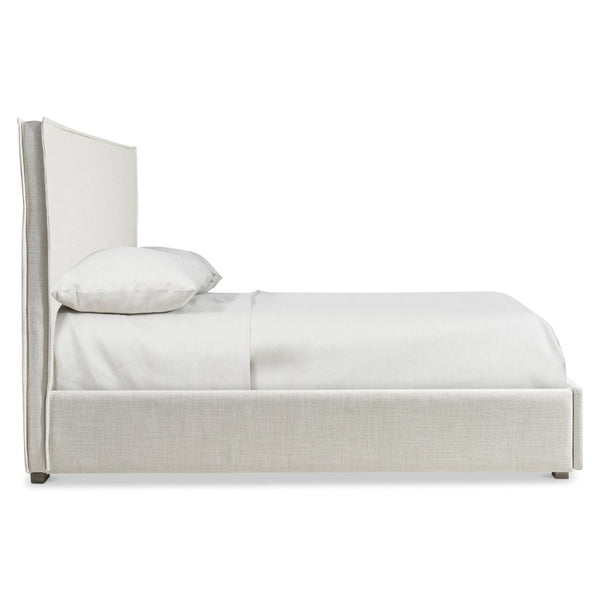 Bernhardt Bernhardt Sawyer Panel Bed with Footboard Storage Drawers and Tailored Stitched Detailing K2312