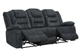 Parker House Bolton - Misty Storm Manual Glider Reclining Sofa And Recliner Light Grey 100% Polyester (W) Mbol-31-miss