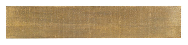 Hooker Furniture Melange Kanchan Sofa Console — Solid Mango Wood Core With Hand-Applied Gold Metal Cladding, Slim 74" 628-85637-15