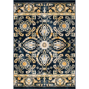 Orian Rugs Simply Southern Cottage Bistineau Machine Woven Polypropylene Traditional Area Rug Blue Polypropylene