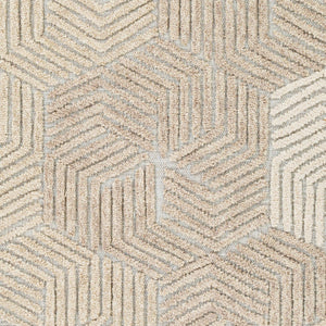 Surya Oakland Oaa-1000 2' X 3' Hand-tufted Wool Rug - Modern Low Pile Design For Chic Home Décor Cream Wool Oaa1002-23
