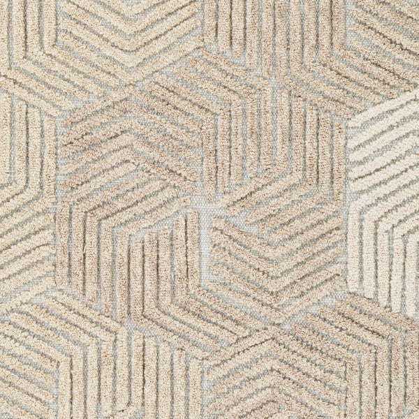 Surya Oakland Oaa-1000 2' X 3' Hand-tufted Wool Rug - Modern Low Pile Design For Chic Home Décor Cream Wool Oaa1002-23