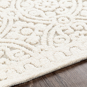 Surya Oakland Oaa-1000 2' X 3' Hand-tufted Wool Rug - Modern Low Pile Design For Chic Home Décor Cream Wool Oaa1008-23
