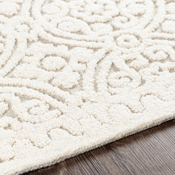Surya Oakland Oaa-1000 2' X 3' Hand-tufted Wool Rug - Modern Low Pile Design For Chic Home Décor Cream Wool Oaa1008-23