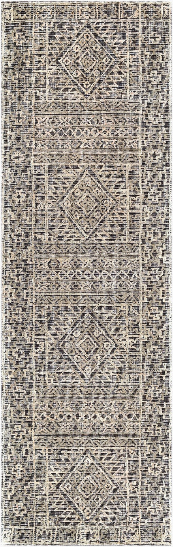 Surya Oakland Oaa-1000 2' X 3' Hand-tufted Wool Rug - Modern Low Pile Design For Chic Home Décor Black Wool Oaa1009-268