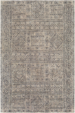 Surya Oakland Oaa-1000 2' X 3' Hand-tufted Wool Rug - Modern Low Pile Design For Chic Home Décor Black Wool Oaa1009-23