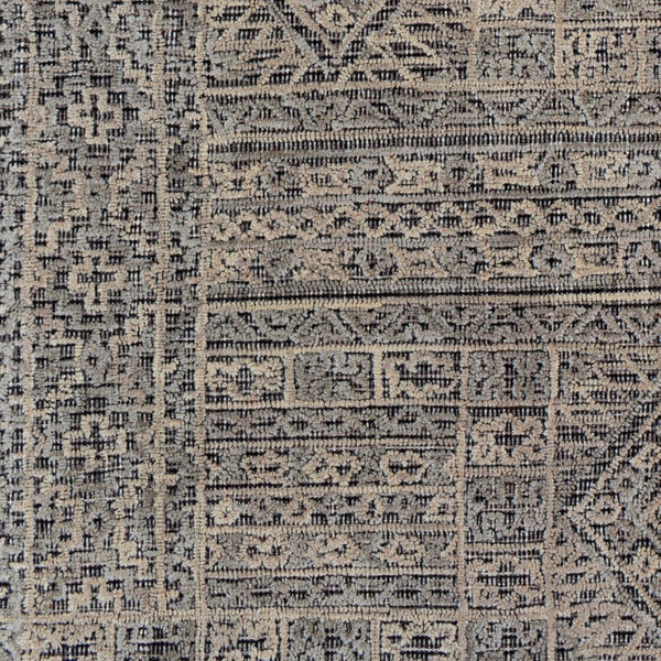 Surya Oakland Oaa-1000 2' X 3' Hand-tufted Wool Rug - Modern Low Pile Design For Chic Home Décor Black Wool Oaa1009-23