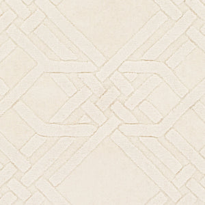 Surya The Oakes Oak-6001 Handmade Wool Rug 2'6" X 8' – Modern Decor, Exquisite Craftsmanship, Medium Pile Cream Wool Oak6001-268