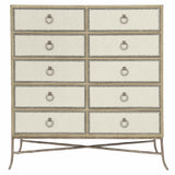 Bernhardt Rustic Patina Drawer Chest in Sand Finish 387119