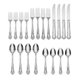 Lenox Oneida Azalea 20 Piece Everyday Flatware Set, Service for 4 Metallic, STAINLESS METAL B333020A