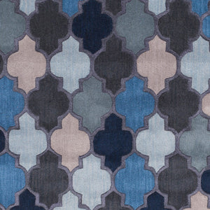 Surya Oasis 8' X 8' Handmade Wool Blend Area Rug - Luxurious Cottage-style Design For Timeless Beauty Blue Wool Oas1103-8rd