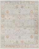 Once Upon a Time OAT-2301 9'10" x 12'6" Machine Woven Rug OAT2301-910126  Light Gray, Pale Blue, Gray, Tan, Light Olive, Dusty Coral Surya