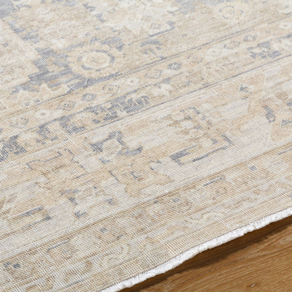 Once Upon a Time OAT-2303 9'10" x 12'6" Machine Woven Rug OAT2303-910126  Tan, Gray, Light Gray, Ivory, Light Brown Surya