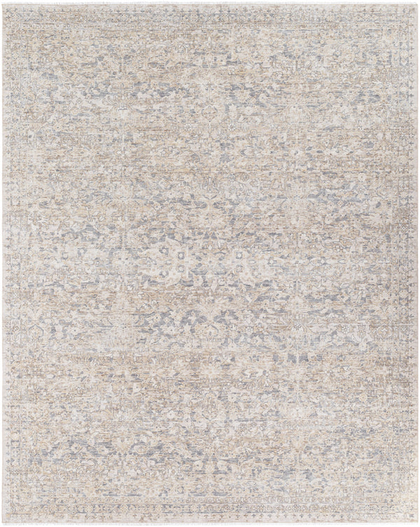 Once Upon a Time OAT-2305 9'10" x 12'6" Machine Woven Rug OAT2305-910126  Gray, Light Brown, Ivory, Light Gray, Tan Surya