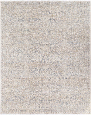 Surya Once Upon A Time Oat-2300 Handmade Wool Area Rug - Enchanting Low Pile Design With Fringe Detail Gray Wool Oat2305-23