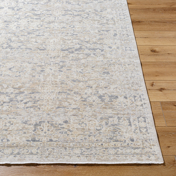 Once Upon a Time OAT-2305 9'10" x 12'6" Machine Woven Rug OAT2305-910126  Gray, Light Brown, Ivory, Light Gray, Tan Surya