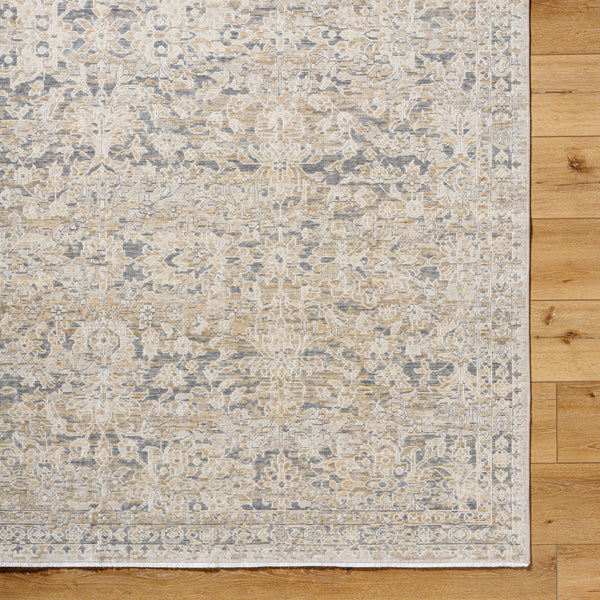 Once Upon a Time OAT-2305 9'10" x 12'6" Machine Woven Rug OAT2305-910126  Gray, Light Brown, Ivory, Light Gray, Tan Surya