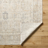 Once Upon a Time OAT-2307 9'10" x 12'6" Machine Woven Rug OAT2307-910126  Ivory, Light Gray, Tan, Medium Gray, Gray Surya