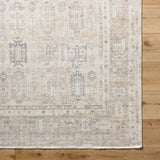 Once Upon a Time OAT-2307 9'10" x 12'6" Machine Woven Rug OAT2307-910126  Ivory, Light Gray, Tan, Medium Gray, Gray Surya