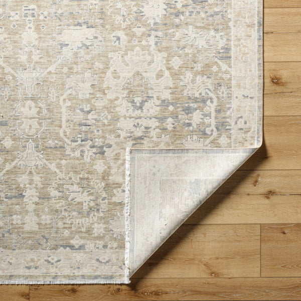 Once Upon a Time OAT-2308 9'10" x 12'6" Machine Woven Rug OAT2308-910126  Light Brown, Light Gray, Ivory, Gray, Tan Surya