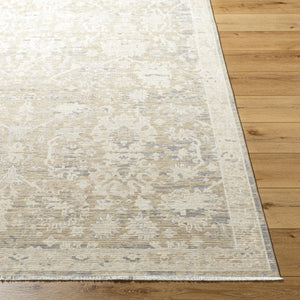 Once Upon a Time OAT-2308 9'10" x 12'6" Machine Woven Rug OAT2308-910126  Light Brown, Light Gray, Ivory, Gray, Tan Surya