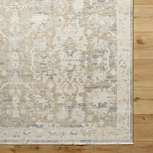 Once Upon a Time OAT-2308 9'10" x 12'6" Machine Woven Rug OAT2308-910126  Light Brown, Light Gray, Ivory, Gray, Tan Surya