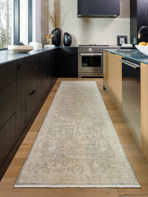 Once Upon a Time OAT-2308 9'10" x 12'6" Machine Woven Rug OAT2308-910126  Light Brown, Light Gray, Ivory, Gray, Tan Surya