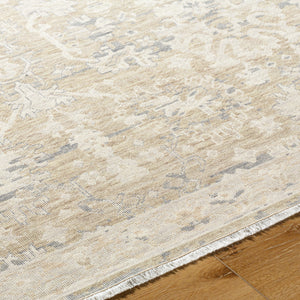 Once Upon a Time OAT-2308 9'10" x 12'6" Machine Woven Rug OAT2308-910126  Light Brown, Light Gray, Ivory, Gray, Tan Surya