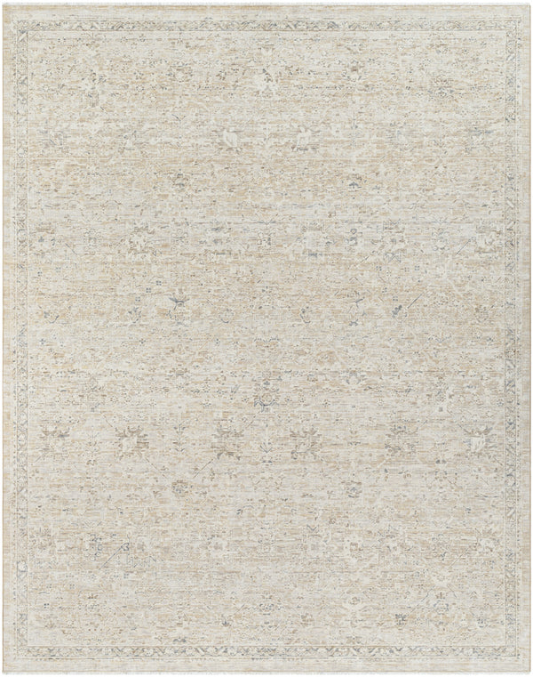 Once Upon a Time OAT-2309 9'10" x 12'6" Machine Woven Rug OAT2309-910126  Ivory, Light Gray, Tan, Light Brown, Gray Surya