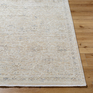 Once Upon a Time OAT-2309 9'10" x 12'6" Machine Woven Rug OAT2309-910126  Ivory, Light Gray, Tan, Light Brown, Gray Surya