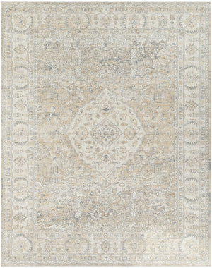 Once Upon a Time OAT-2310 9'10" x 12'6" Machine Woven Rug OAT2310-910126  Ivory, Light Gray, Gray, Tan, Light Brown Surya
