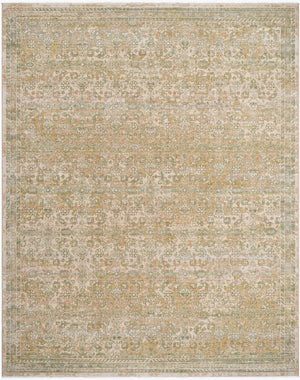 Surya Once Upon A Time Oat-2300 Handmade Wool Area Rug - Enchanting Low Pile Design With Fringe Detail Light Beige Wool Oat2312-211910