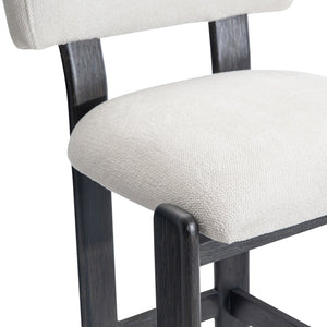 Bernhardt Bernhardt Baxter Upholstered Counter Stool with Wood Base for Kitchen or Bar L25581