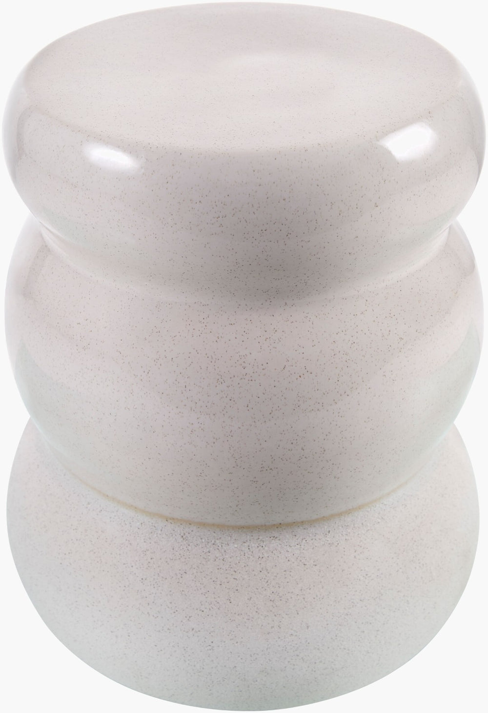 Livabliss Osambela Glazed Ceramic Barrel Garden Stool Indoor Outdoor Accent Side Table OBA003-181313