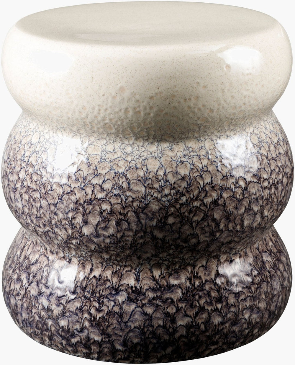 Livabliss Osambela Glazed Ceramic Garden Stool Barrel Accent for Patio or Indoor Decor OBA006-151414