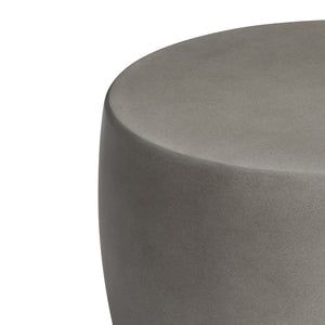 Bernhardt Bernhardt Maroma Cast Glass-Reinforced Concrete Cocktail Table, Bedrock Finish, Sculptural Patio Accent (26"W X18"H) X05013