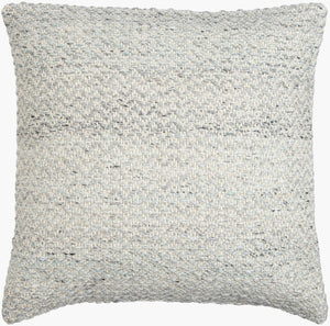 Livabliss Objective Recycled Pet Woven Square Pillow Farmhouse Cottage Style for Patio or Sofa OBJ001-1818P