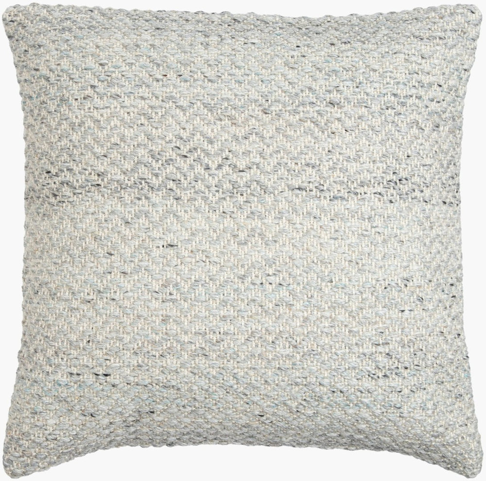 Livabliss Objective Eco Recycled Farmhouse Cottage Square Accent Pillow for Patio or Living Room OBJ001-2222D