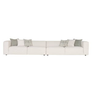 Bernhardt Bernhardt Bliss Sectional Offers Deep-Seat Comfort With Oversized Track Arms, Tailored Welt Detail, Customizable Layouts For Lasting Transitional Style And Support - Made to Order White/Cream 168" W x 40" D x 28" H K1956