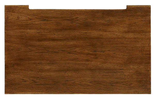 Hooker Furniture Archivist Pecky Pecan Lateral File With Locking Pendaflex Drawers, Antique French Silhouette Finish 5447-10466