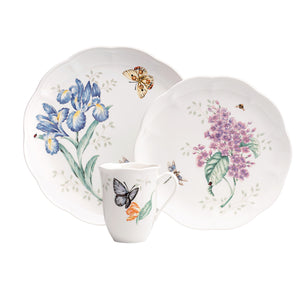 Lenox Butterfly Meadow 18-Piece Dinnerware Set Multi, WHITE PORCELAIN 6342794