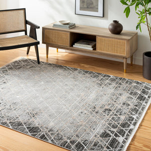 Livabliss Obsession Turkish Woven Polyester Area Rug Neutral Contemporary Design for Large Rooms OBN2301-9212