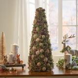 Christopher Knight Home® Pine Cone Tabletop Christmas Tree - Natural Decor, Unlit