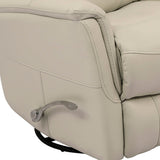 Parker House Parker Living Gemini - Ivory Swivel Glider Recliner Ivory Top Grain Leather with Match (X) MGEM#812GS-IV