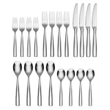 Lenox Cambridge Linden Mirror 20-Piece Flatware Set NO COLOR METAL 128020CBLGM12R