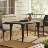 Christopher Knight Home® Dominica Brown Wicker Patio Table - Seats 8