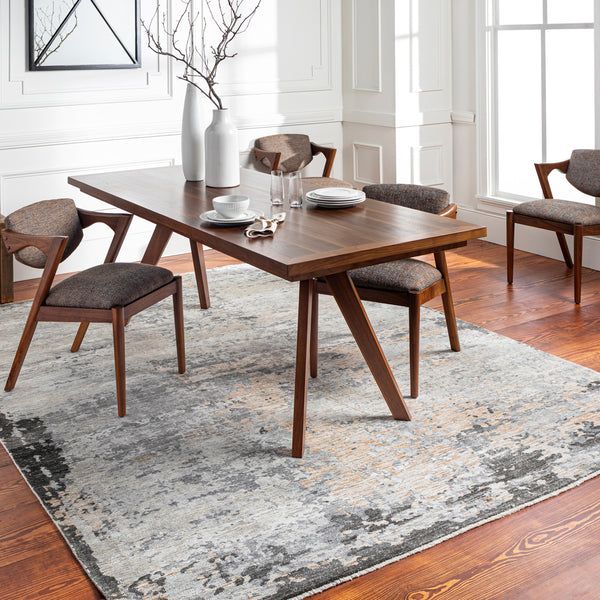 Ocean OCE-2300 8' x 10' Handmade Rug OCE2300-810  Taupe, Light Gray, Brown, Oatmeal, Black Surya