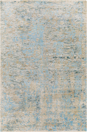 Ocean OCE-2301 6' x 9' Handmade Rug OCE2301-69  Blue, Ice Blue, Taupe, Light Gray Surya