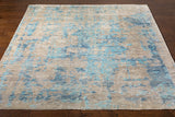 Ocean OCE-2301 8' x 10' Handmade Rug OCE2301-810  Blue, Ice Blue, Taupe, Light Gray Surya